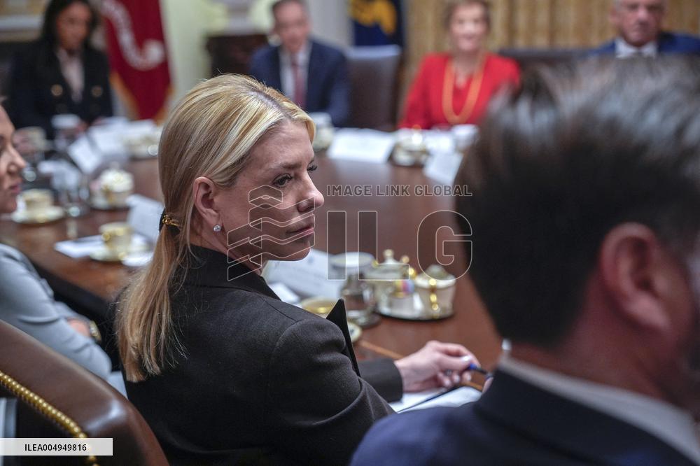 Trump Holds a Cabinet Meeting - Washington, DC