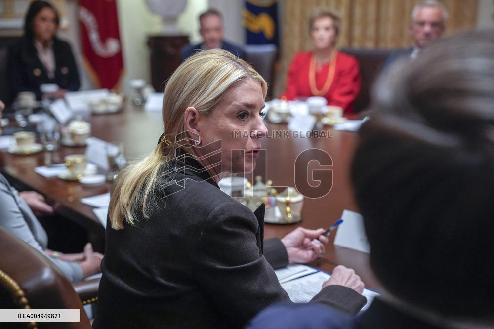 Trump Holds a Cabinet Meeting - Washington, DC