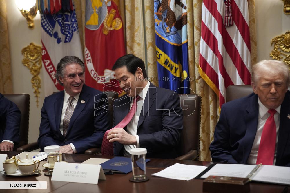 Trump Holds a Cabinet Meeting - Washington, DC