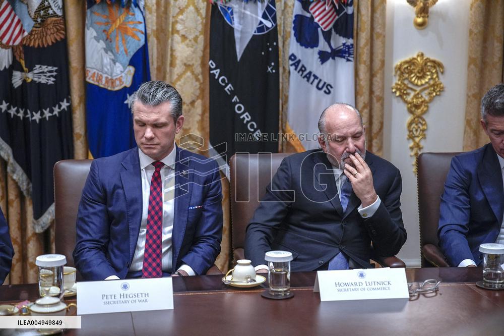 Trump Holds a Cabinet Meeting - Washington, DC