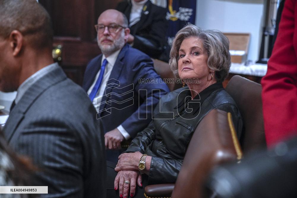 Trump Holds a Cabinet Meeting - Washington, DC