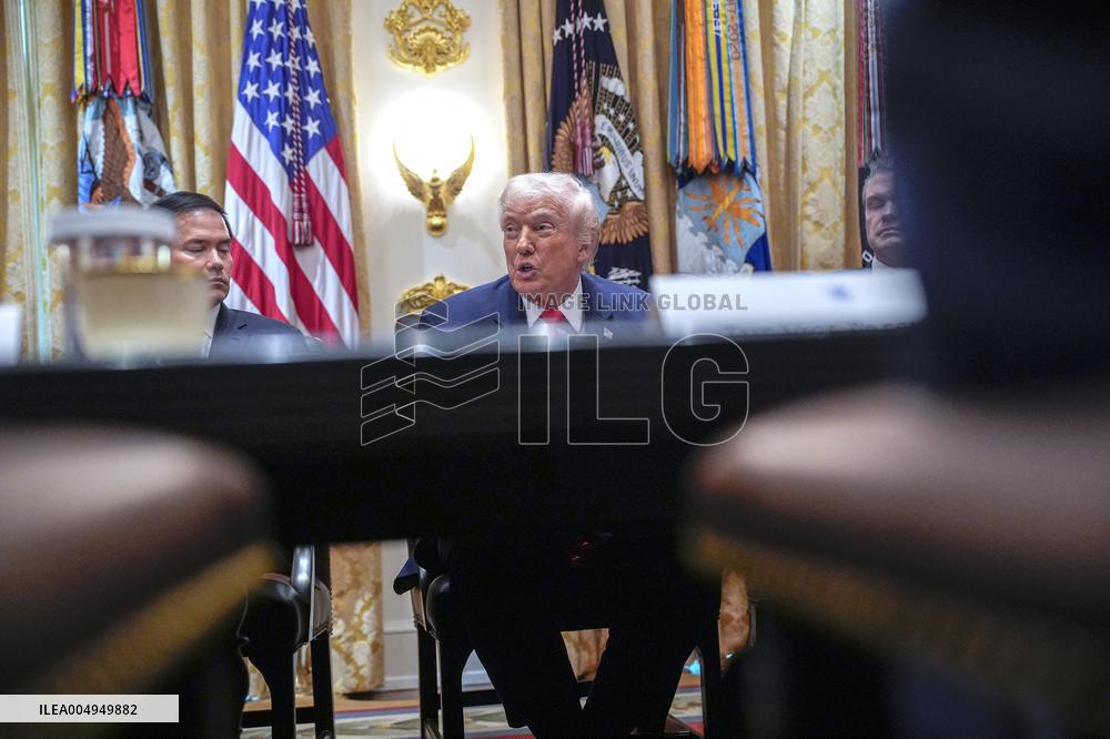 Trump Holds a Cabinet Meeting - Washington, DC