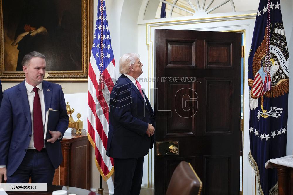 Trump Holds a Cabinet Meeting - Washington, DC