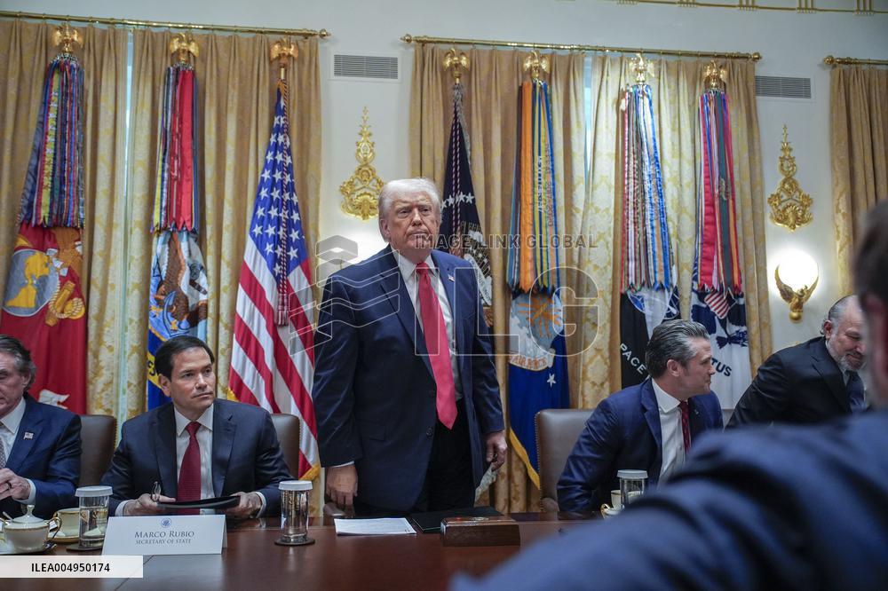 Trump Holds a Cabinet Meeting - Washington, DC