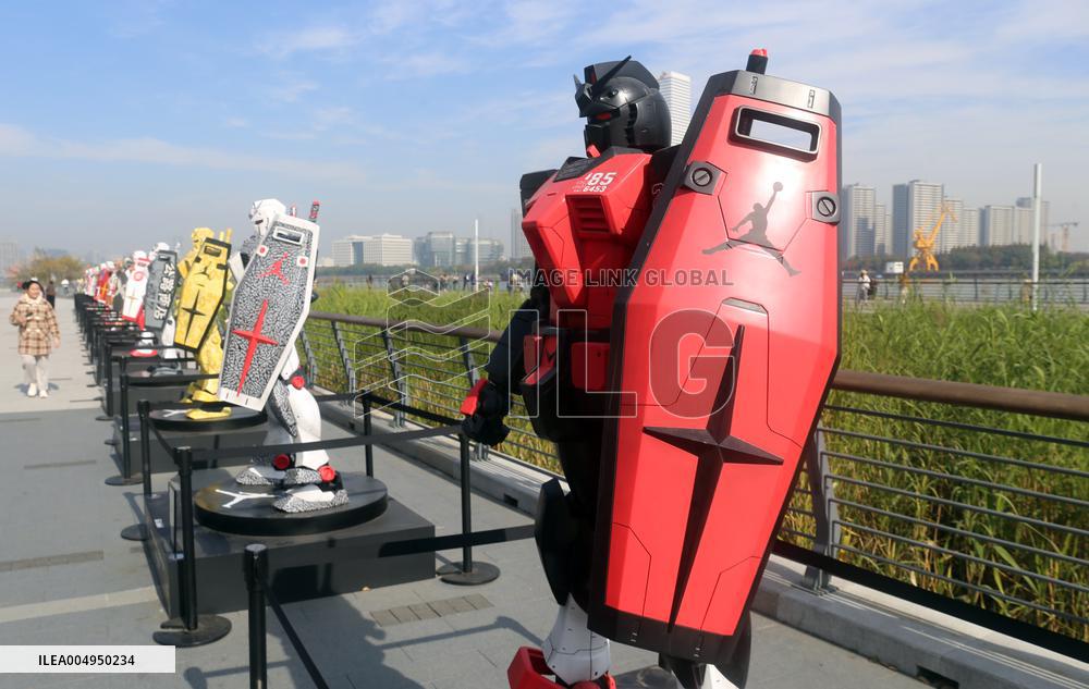 NIKE AIR JORDAN x Bandai Gundam Co-branded Robot Model