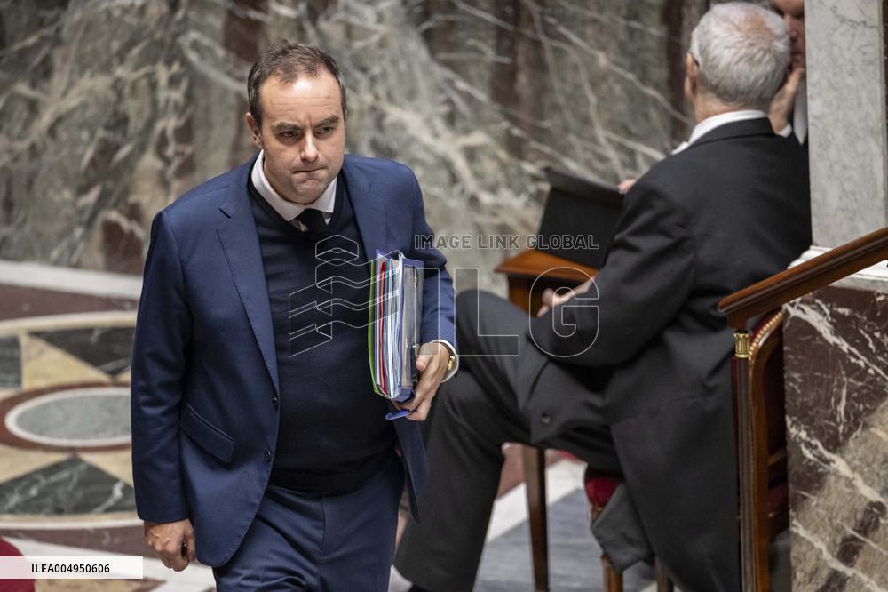 Debate On The 2026 Social Security Budget Bill At National Assembly - Paris