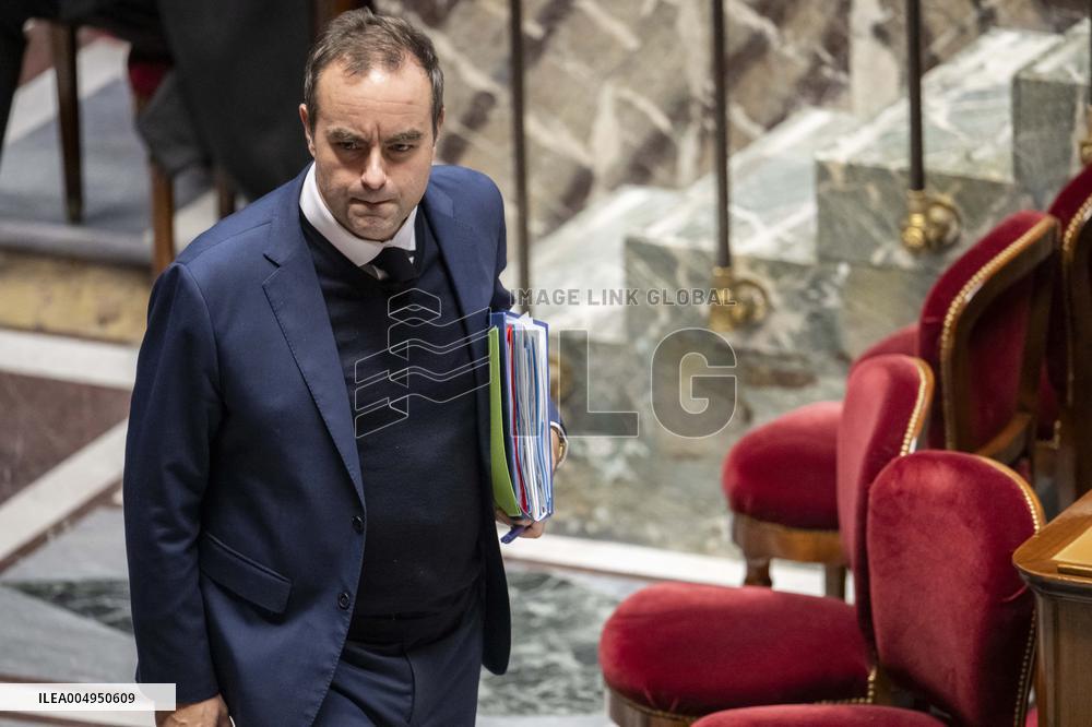 Debate On The 2026 Social Security Budget Bill At National Assembly - Paris