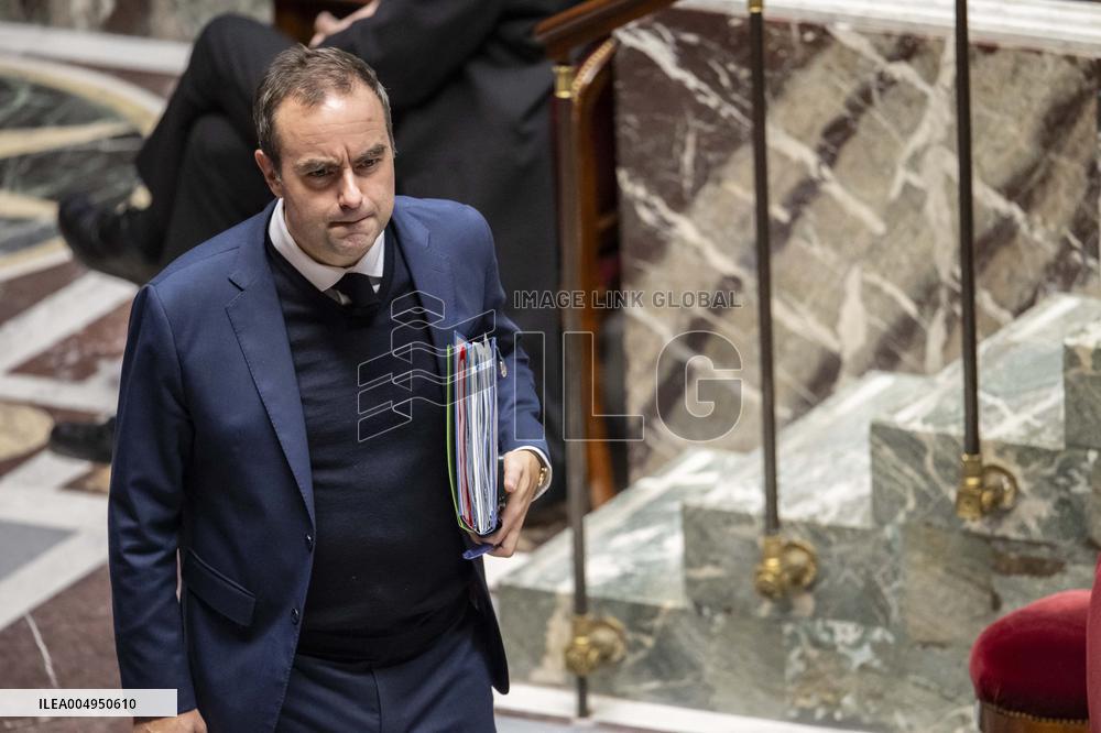 Debate On The 2026 Social Security Budget Bill At National Assembly - Paris