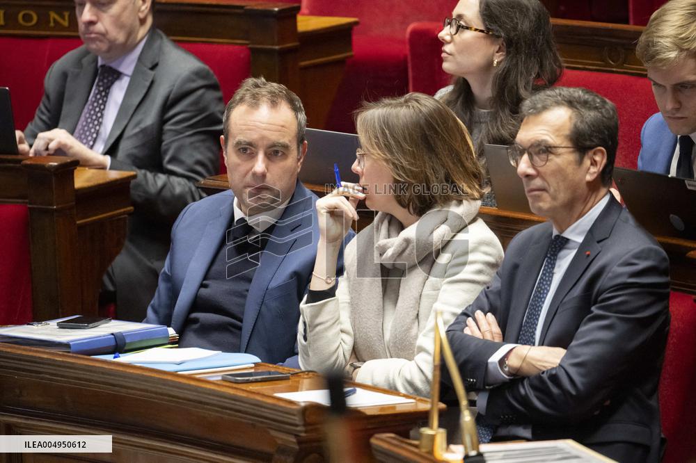Debate On The 2026 Social Security Budget Bill At National Assembly - Paris