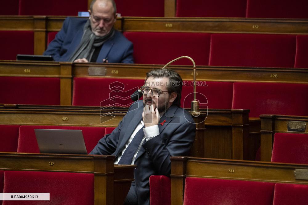 Debate On The 2026 Social Security Budget Bill At National Assembly - Paris