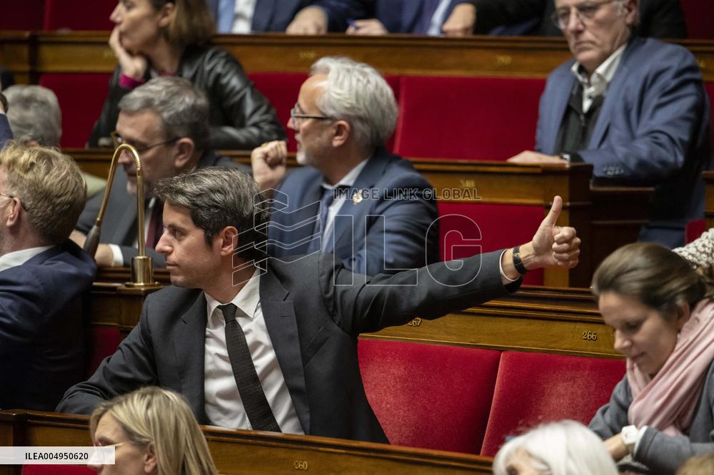 Debate On The 2026 Social Security Budget Bill At National Assembly - Paris