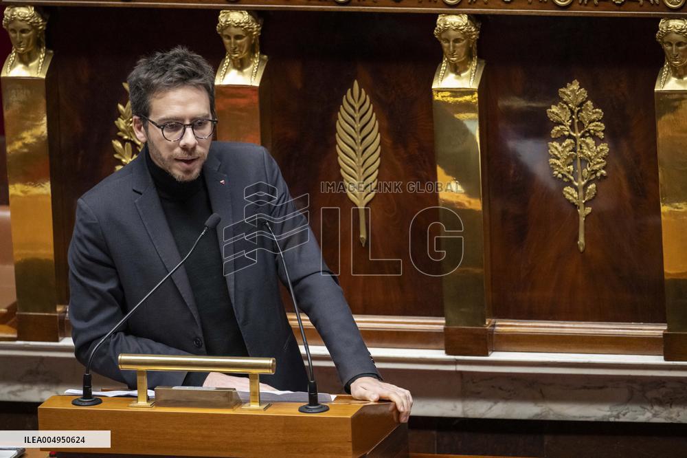 Debate On The 2026 Social Security Budget Bill At National Assembly - Paris