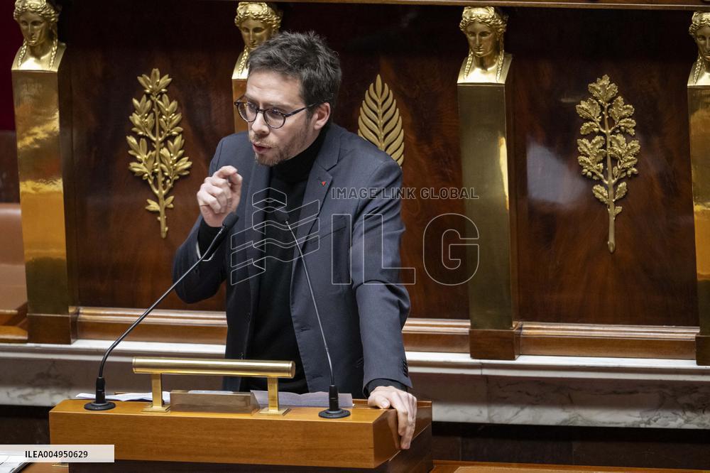 Debate On The 2026 Social Security Budget Bill At National Assembly - Paris