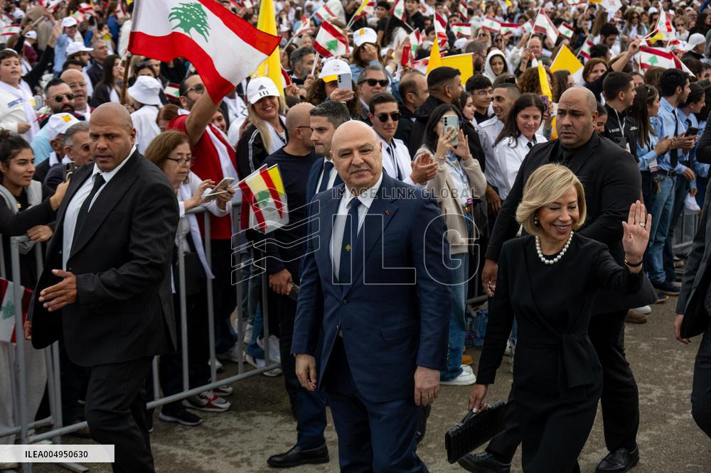 Pope Leo XIV Leads A Holy Mass at Beirut's Waterfront - Lebanon