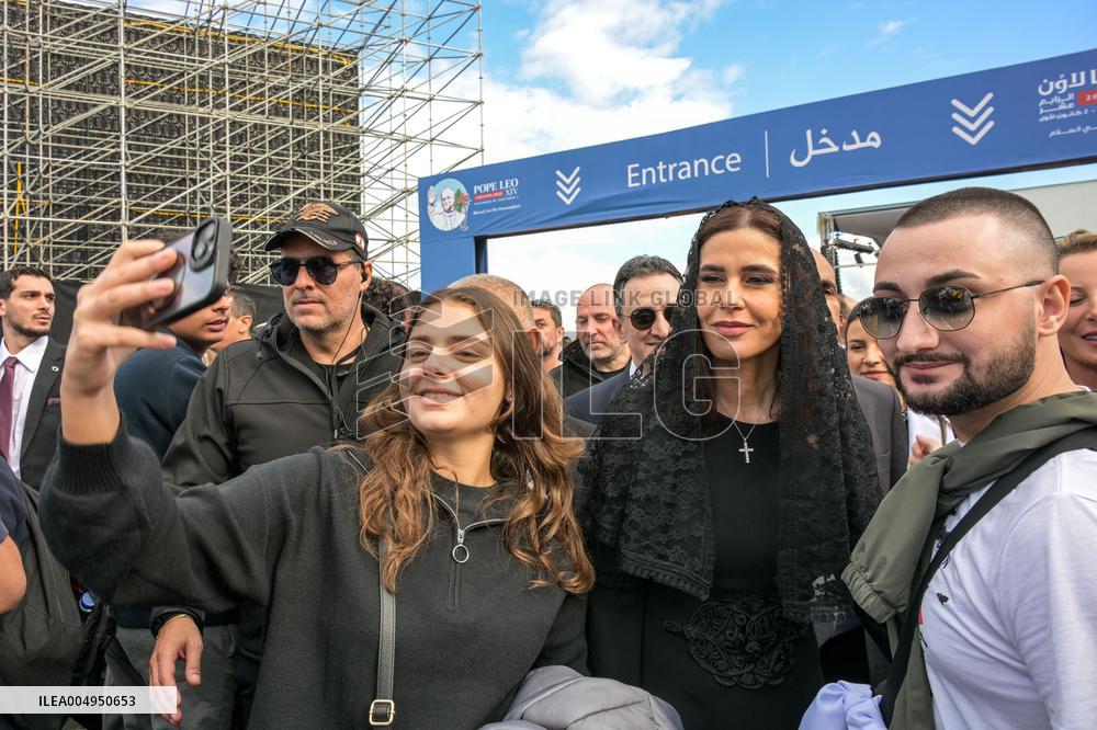 Pope Leo XIV Leads A Holy Mass at Beirut's Waterfront - Lebanon