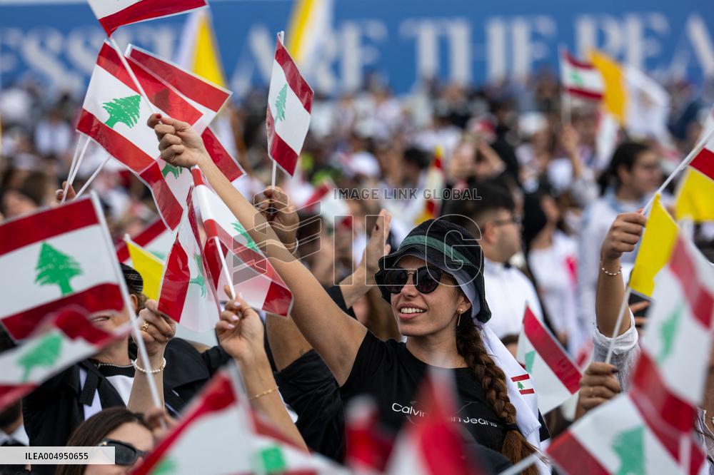 Pope Leo XIV Leads A Holy Mass at Beirut's Waterfront - Lebanon