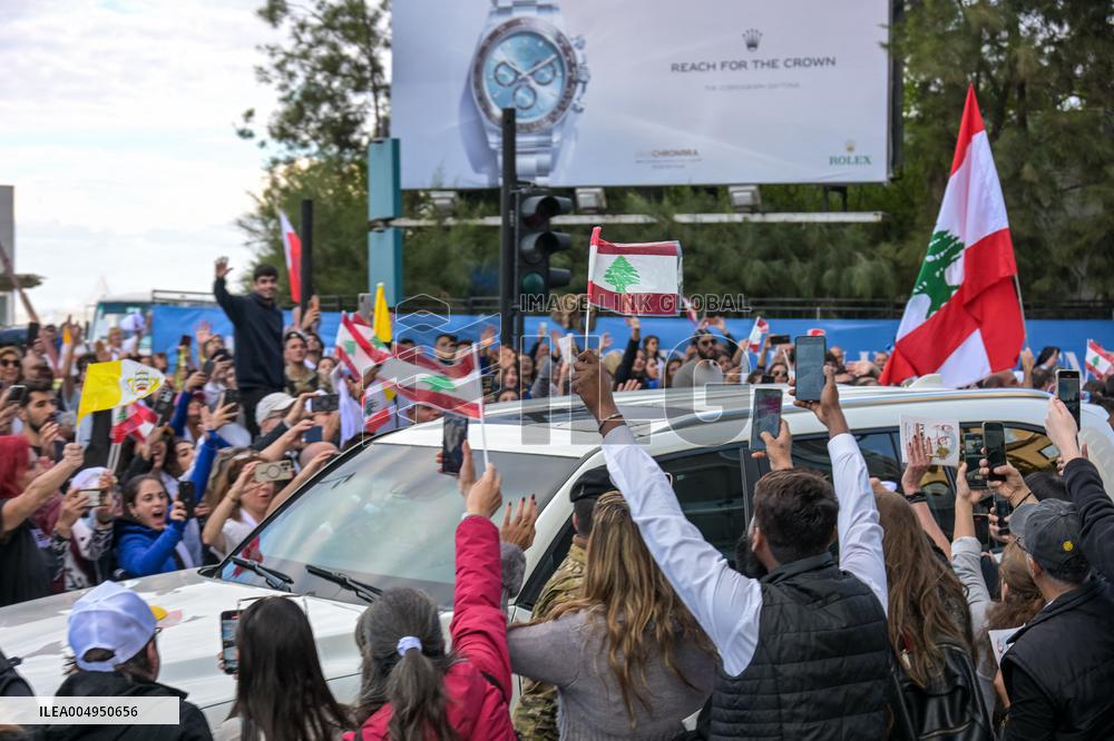 Pope Leo XIV Leads A Holy Mass at Beirut's Waterfront - Lebanon