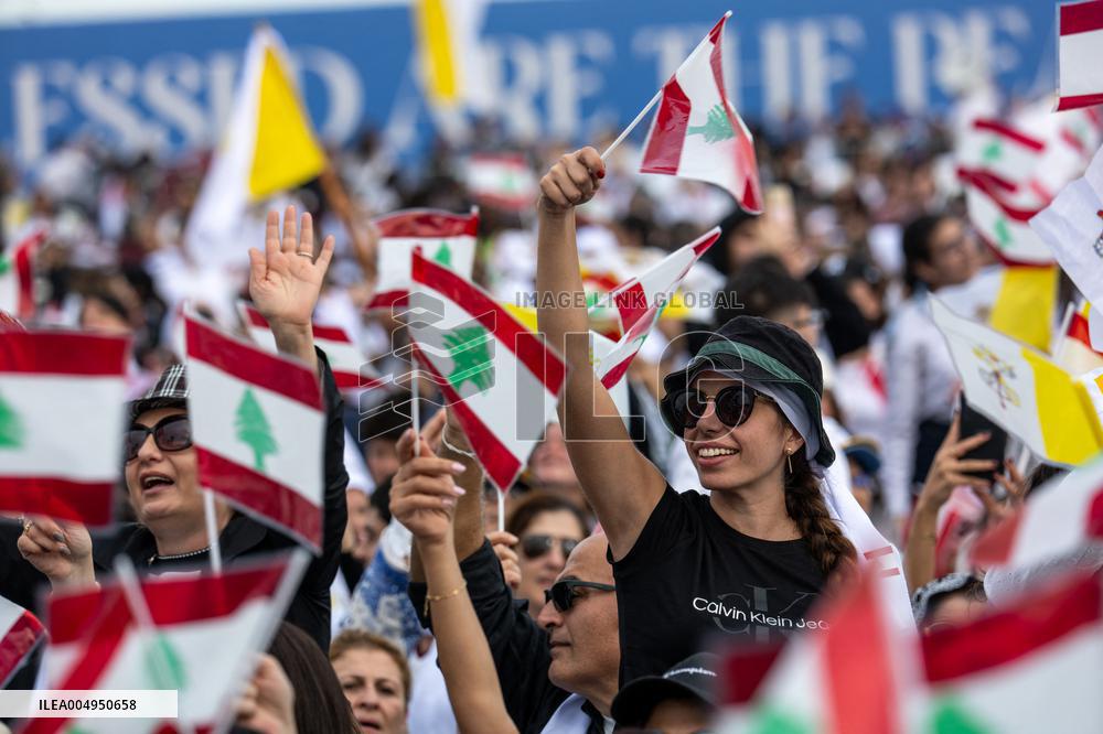 Pope Leo XIV Leads A Holy Mass at Beirut's Waterfront - Lebanon
