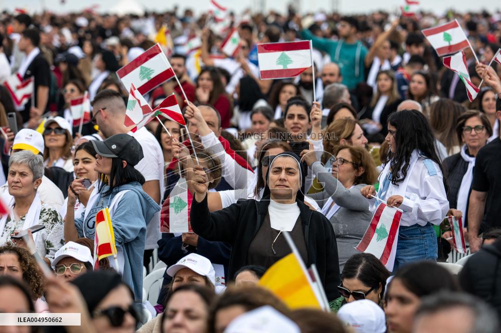 Pope Leo XIV Leads A Holy Mass at Beirut's Waterfront - Lebanon