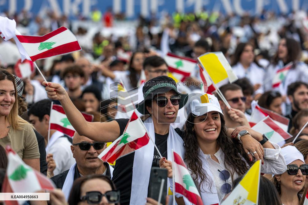 Pope Leo XIV Leads A Holy Mass at Beirut's Waterfront - Lebanon