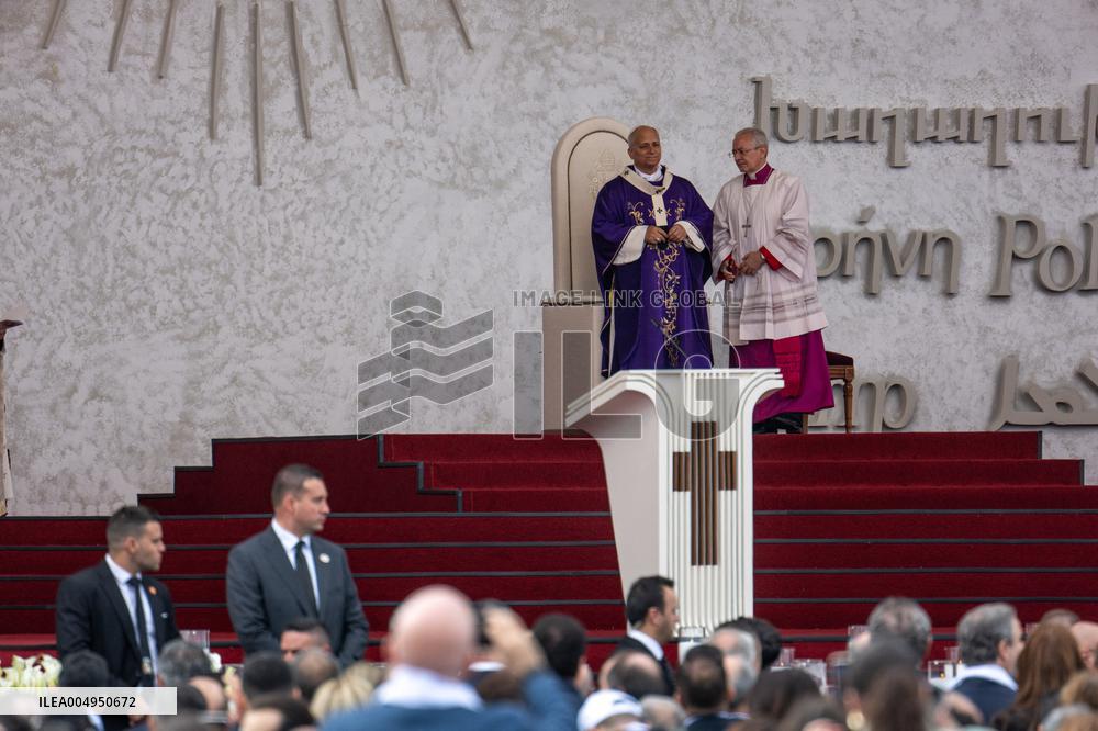 Pope Leo XIV Leads A Holy Mass at Beirut's Waterfront - Lebanon