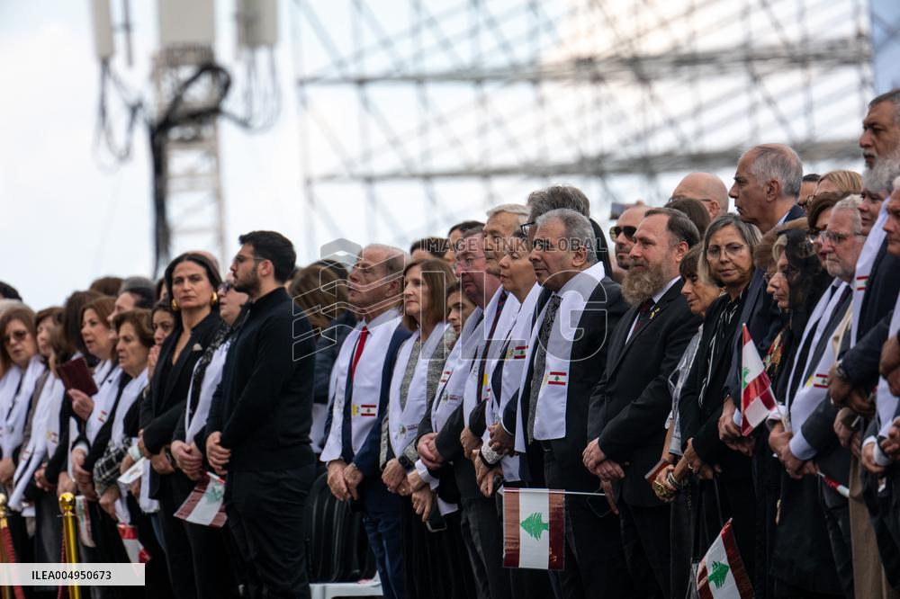 Pope Leo XIV Leads A Holy Mass at Beirut's Waterfront - Lebanon