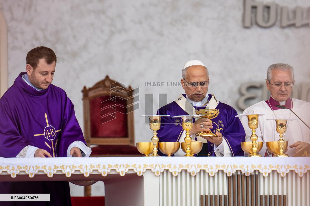 Pope Leo XIV Leads A Holy Mass at Beirut's Waterfront - Lebanon