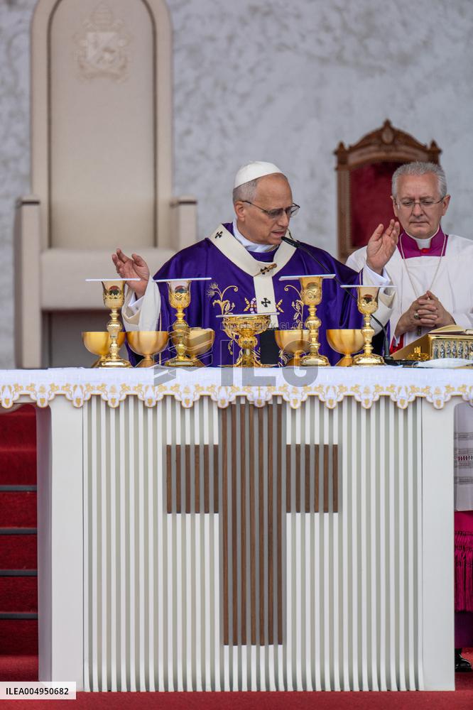 Pope Leo XIV Leads A Holy Mass at Beirut's Waterfront - Lebanon