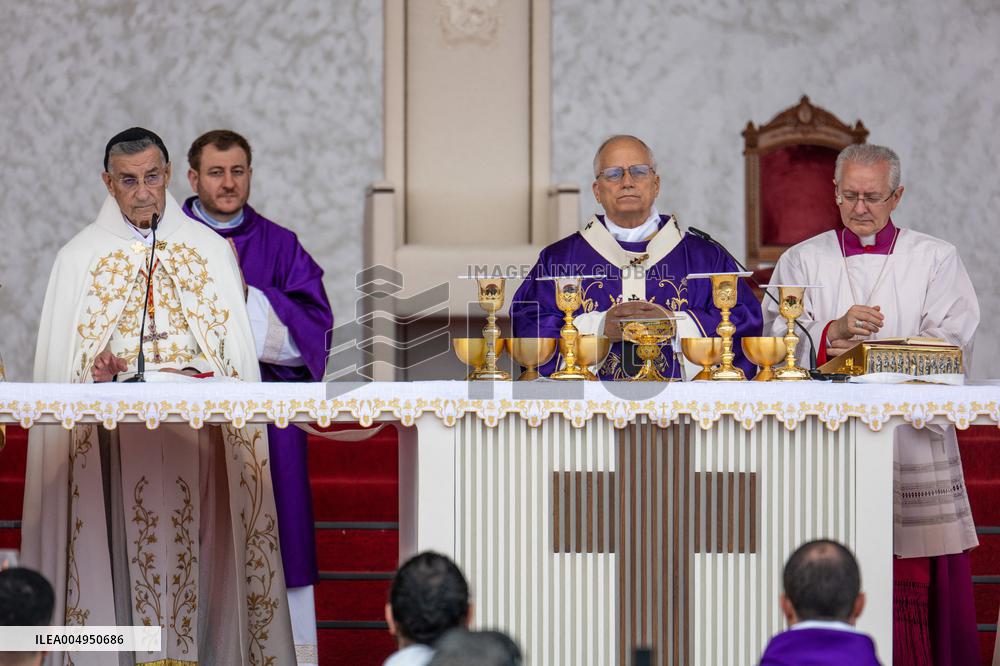 Pope Leo XIV Leads A Holy Mass at Beirut's Waterfront - Lebanon