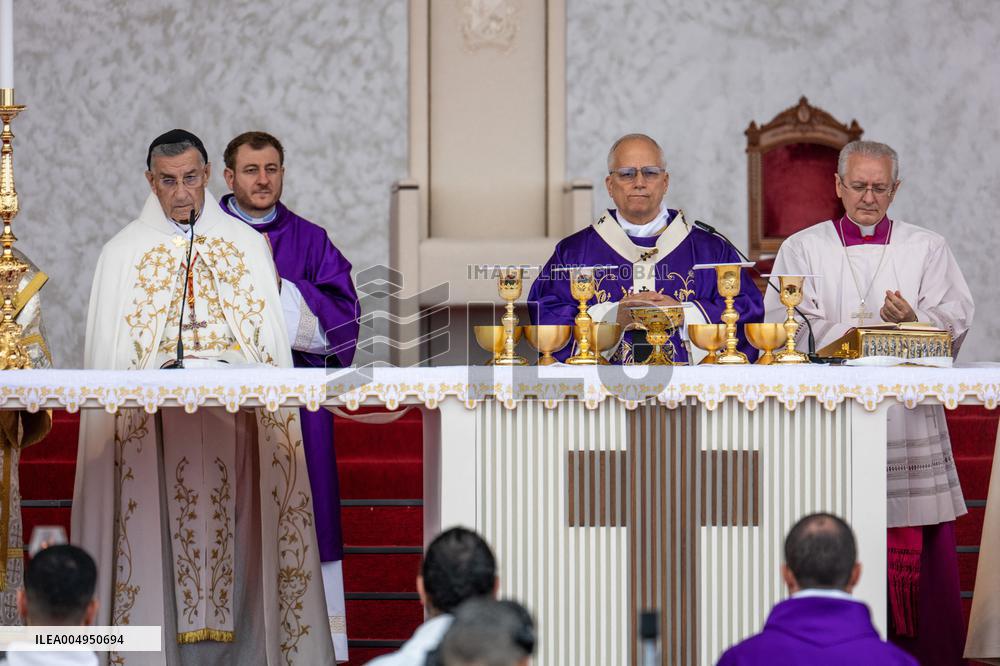 Pope Leo XIV Leads A Holy Mass at Beirut's Waterfront - Lebanon