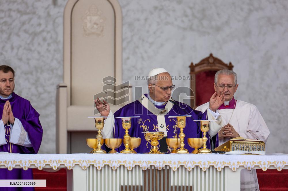 Pope Leo XIV Leads A Holy Mass at Beirut's Waterfront - Lebanon