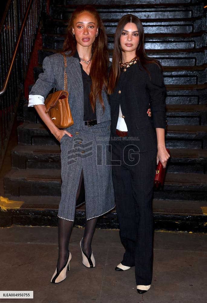 Celebs at The Chanel Metiers D Art Show 2026 - NYC