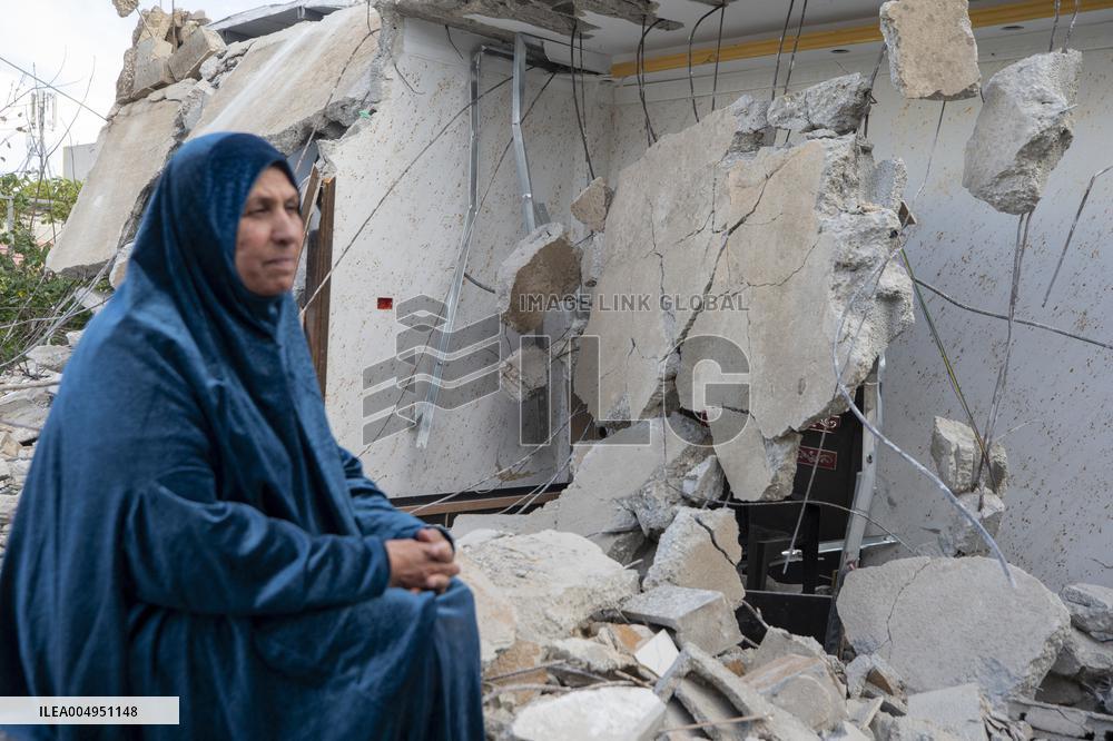 Nablus Home Destroyed In Israeli Raid - West Bank