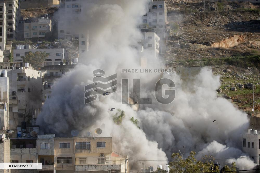 Nablus Home Destroyed In Israeli Raid - West Bank