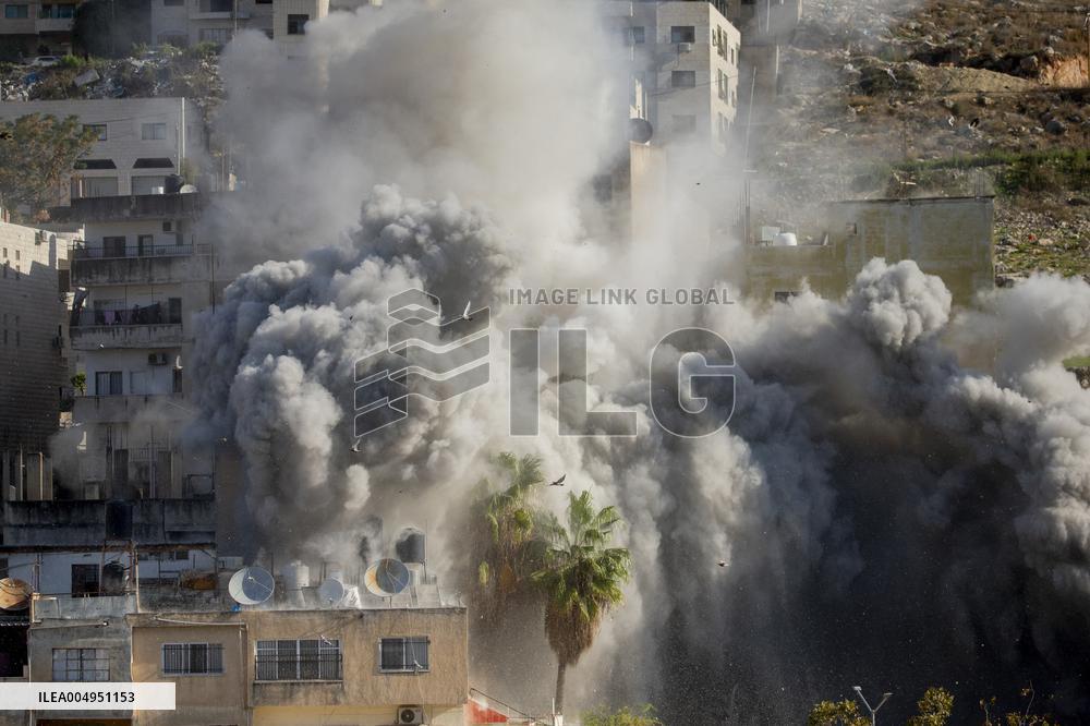 Nablus Home Destroyed In Israeli Raid - West Bank