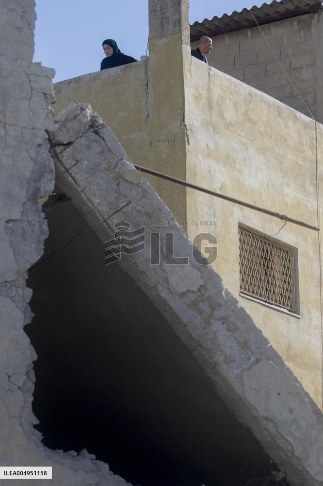 Nablus Home Destroyed In Israeli Raid - West Bank
