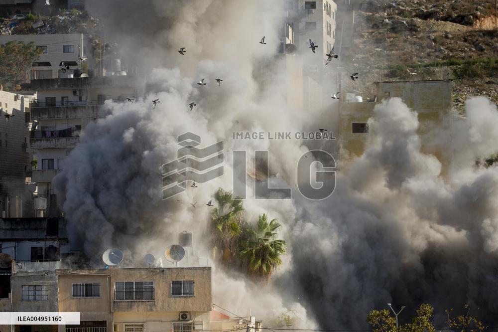 Nablus Home Destroyed In Israeli Raid - West Bank