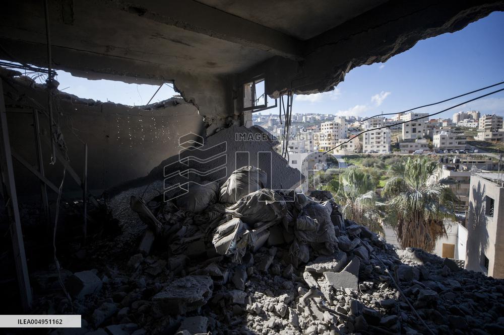Nablus Home Destroyed In Israeli Raid - West Bank