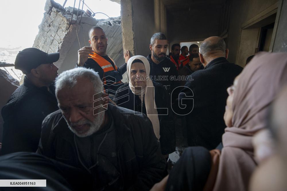 Nablus Home Destroyed In Israeli Raid - West Bank