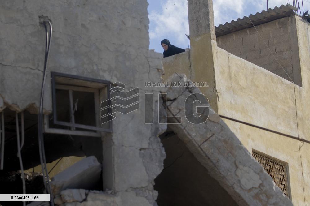 Nablus Home Destroyed In Israeli Raid - West Bank