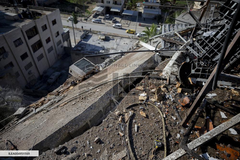 Nablus Home Destroyed In Israeli Raid - West Bank
