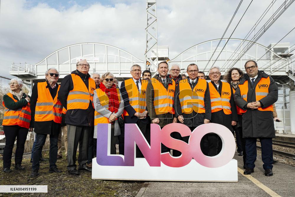 Visit of the LGV Toulouse - Bordeaux Site - Saint-Jory