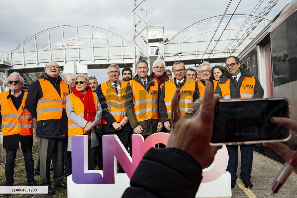 Visit of the LGV Toulouse - Bordeaux Site - Saint-Jory