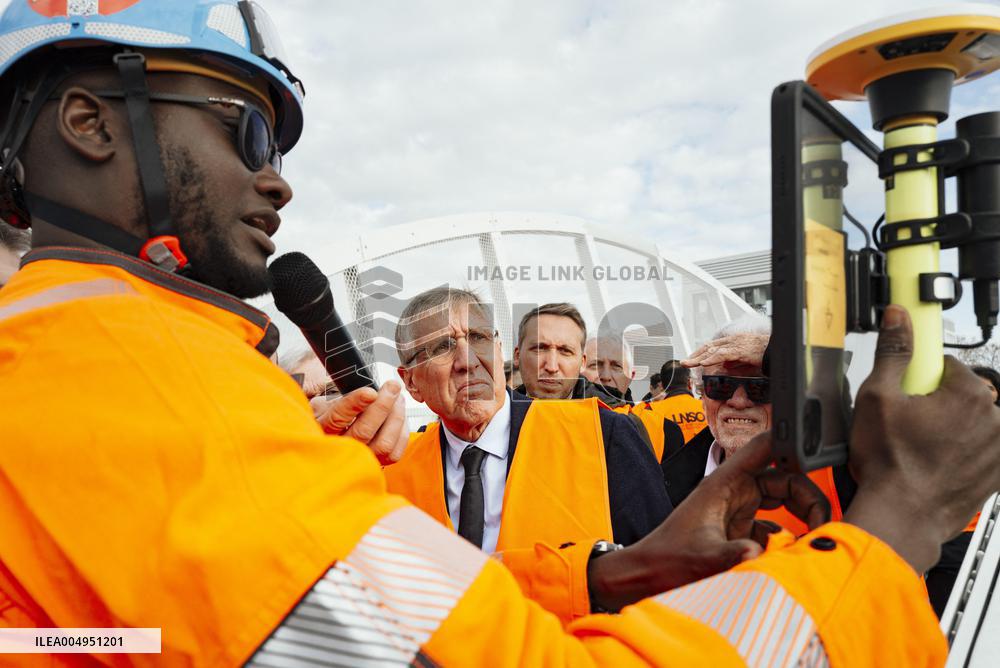 Visit of the LGV Toulouse - Bordeaux Site - Saint-Jory