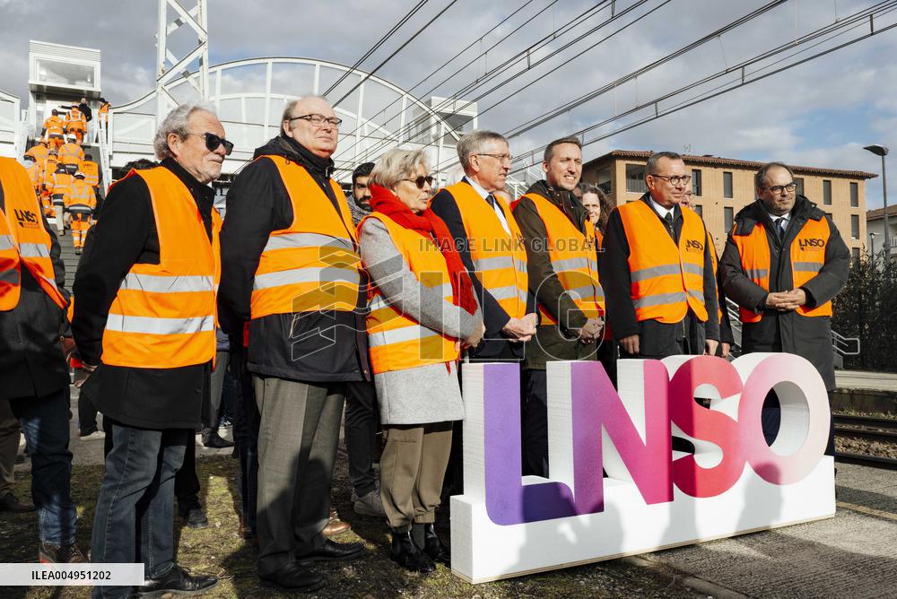 Visit of the LGV Toulouse - Bordeaux Site - Saint-Jory