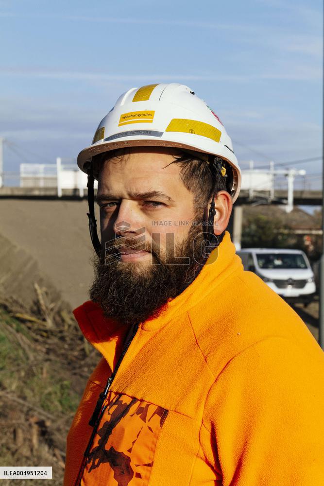 Visit of the LGV Toulouse - Bordeaux Site - Saint-Jory