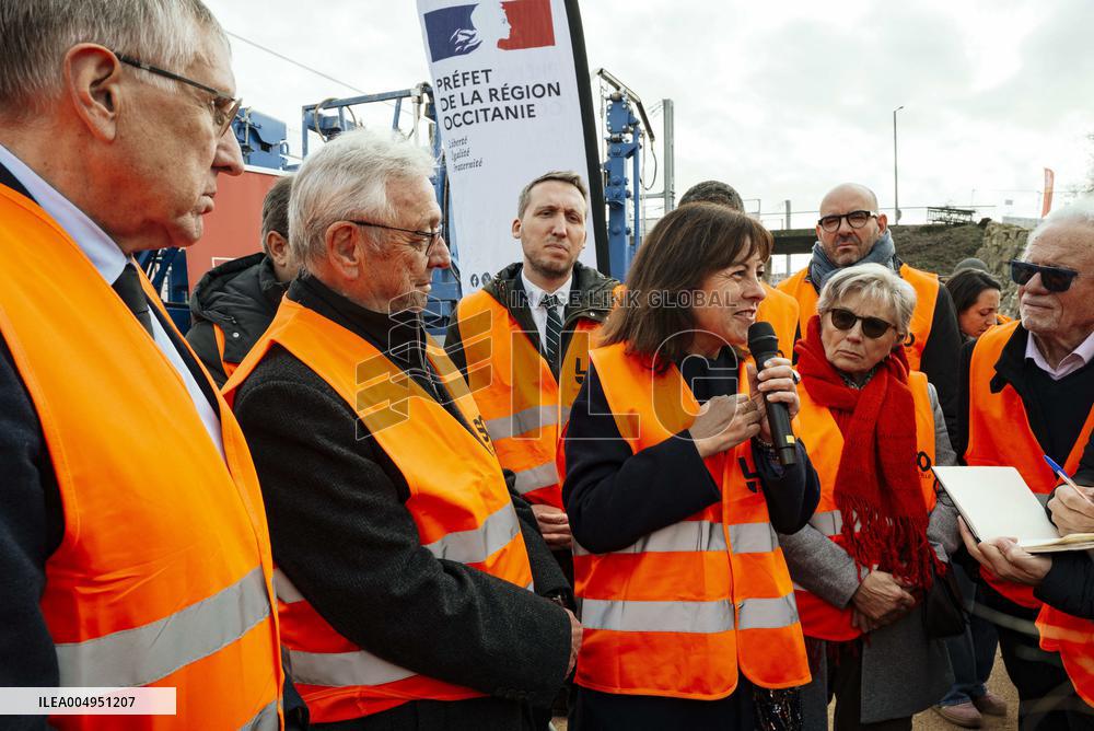 Visit of the LGV Toulouse - Bordeaux Site - Saint-Jory
