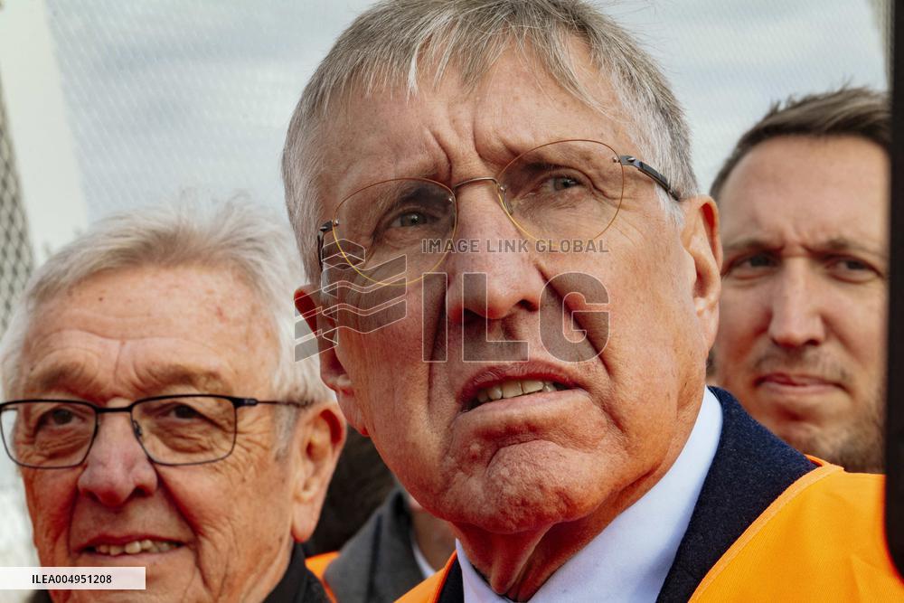 Visit of the LGV Toulouse - Bordeaux Site - Saint-Jory