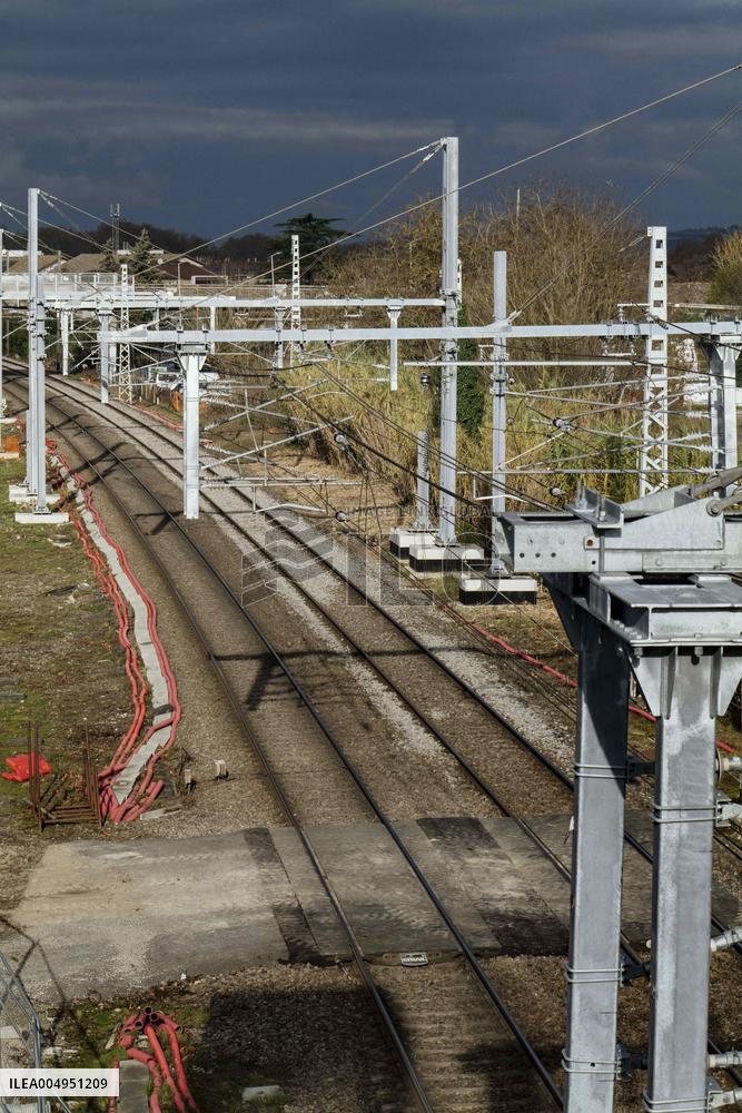 Visit of the LGV Toulouse - Bordeaux Site - Saint-Jory