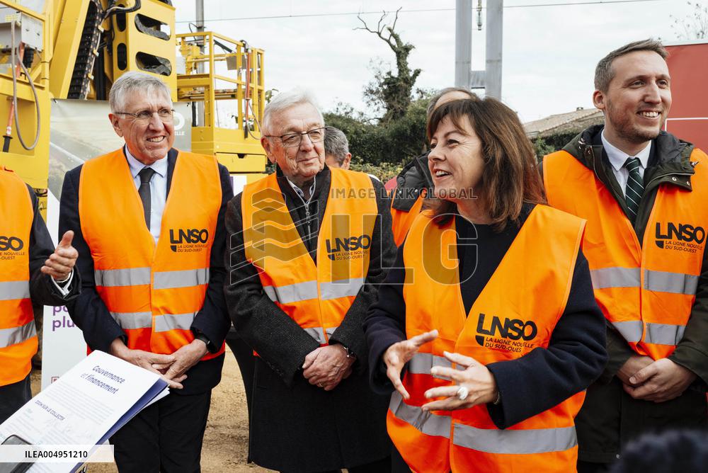 Visit of the LGV Toulouse - Bordeaux Site - Saint-Jory